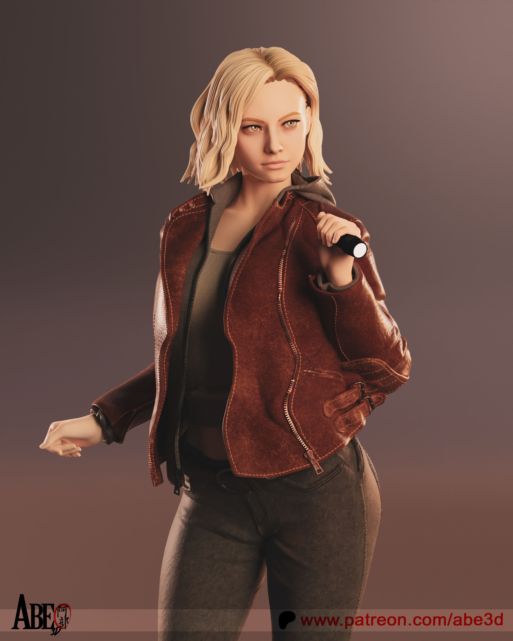 Grace Ashcroft, Resident Evil, 1/4-1/24, Figur, Unbemalt, 3D-Druck, Statue, Abe