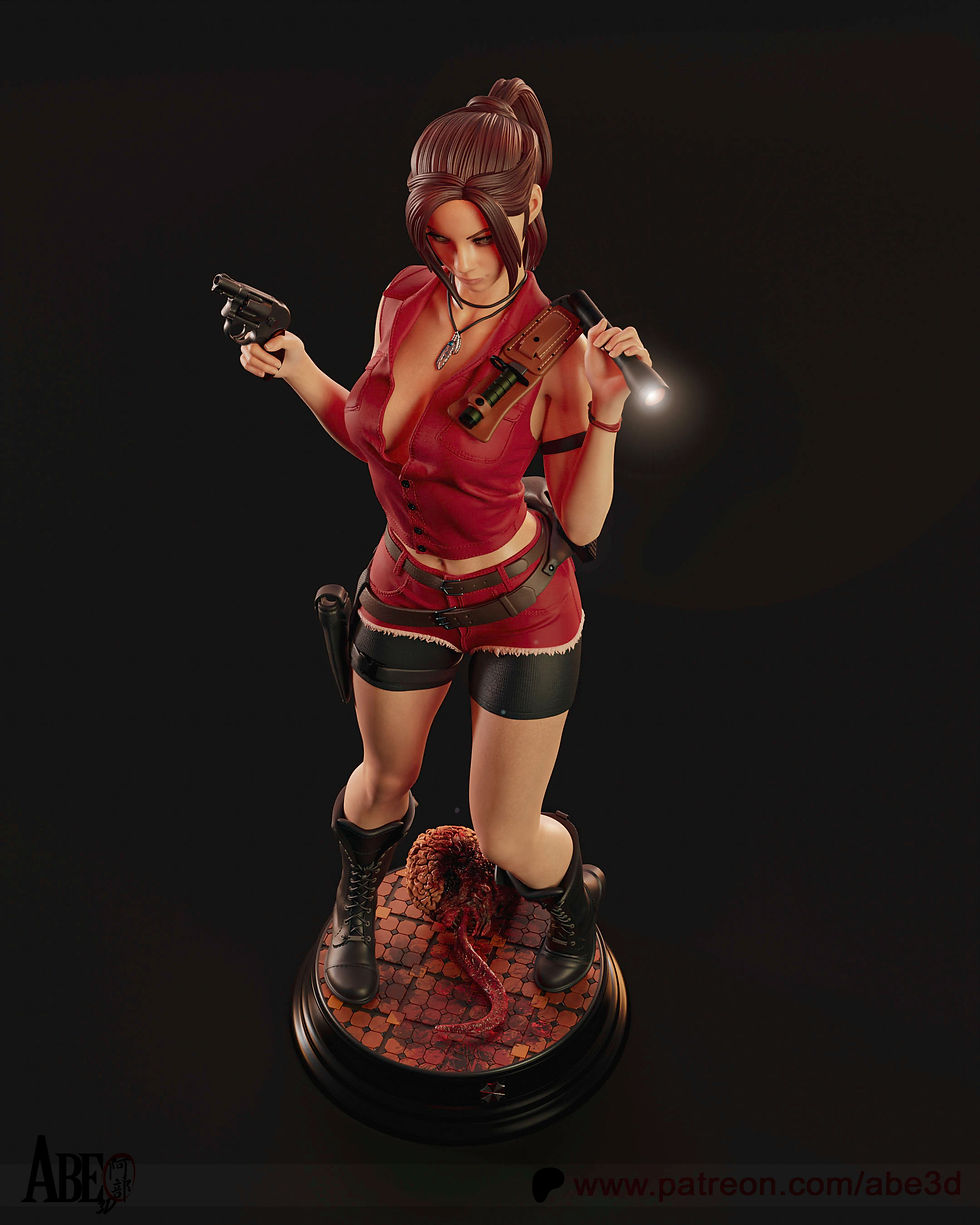 Miniaturbild: CLAIRE REDFIELD, SPIELE, 1/4-1/24, FIGUR, UNBEMALT, 3D-DRUCK, STATUE, ABE3D