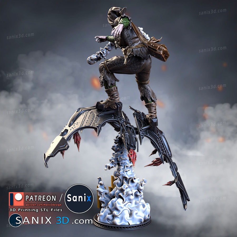 Miniaturbild: GREEN GOBLIN, MARVEL, 1/4-1/24, FIGUR, FAN ART, 3D-DRUCK, STATUE, SANIX3D, MFW
