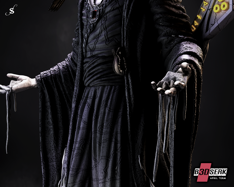 Miniaturbild: Sandman, DC, 1/4-1/24, Figur, Unbemalt, 3D-Druck, Statue, Skulp