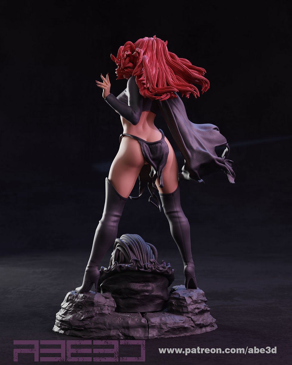 Miniaturbild: MADELYNE PRYOR, MARVEL, 1/4-1/24, FIGUR, UNBEMALT, 3D-DRUCK, STATUE, ABE3D, MFW