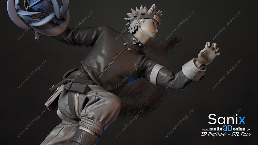 Miniaturbild: NARUTO, MANGA, ANIME, 1/4-1/24, FIGUR, FAN ART, 3D-DRUCK, STATUE, SANIX3D, MFW