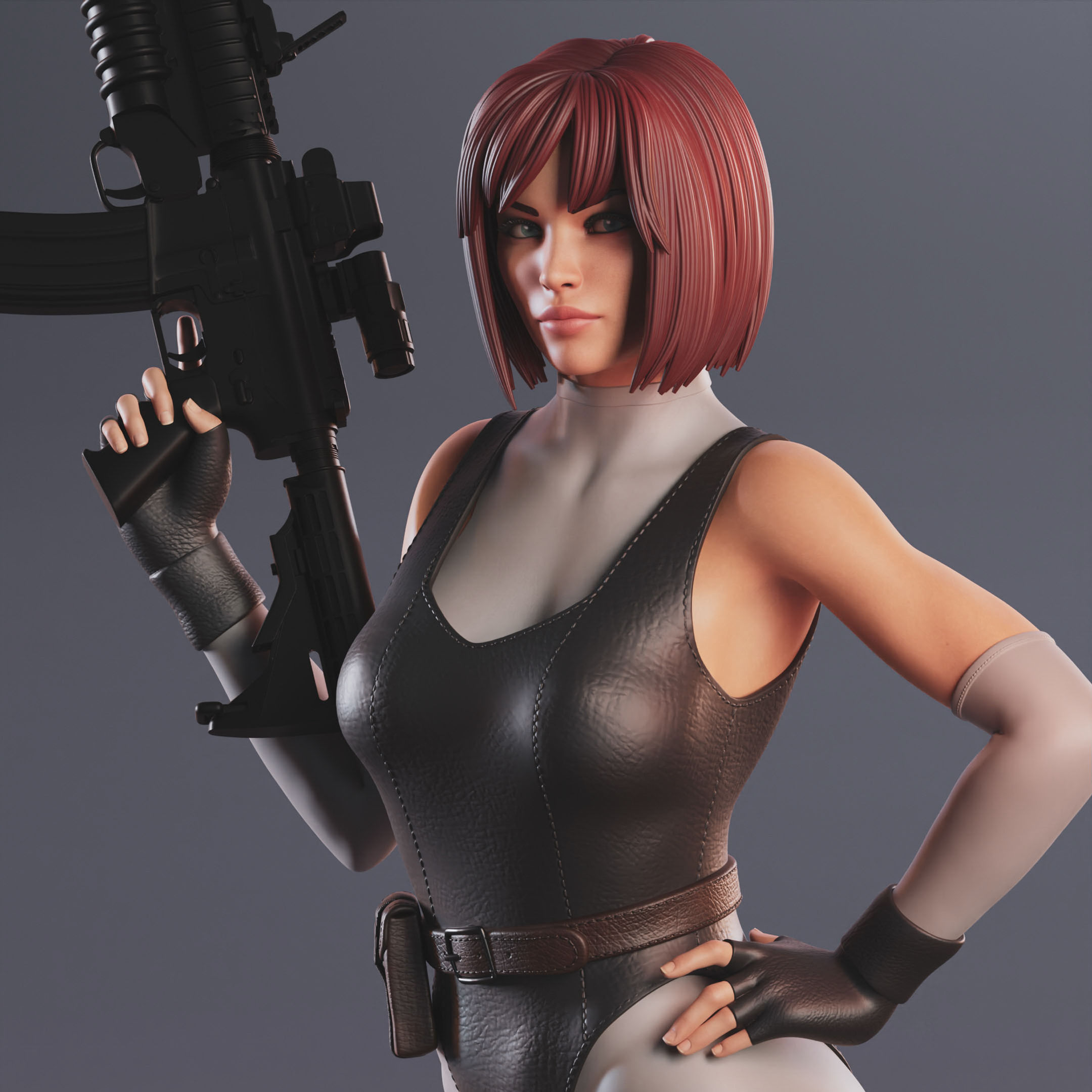 Reginat, Resident Evil, 1/4-1/24, Figur, Unbemalt, 3D-Druck, Statue, Abe3d