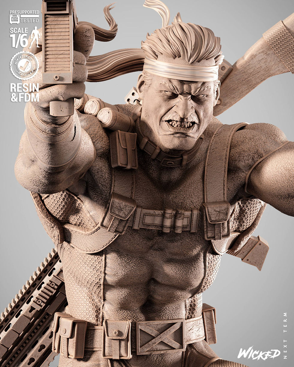 Miniaturbild: Forge, Marvel, 1/4-1/24, Sculpture, Figur, Unbemalt, 3D-DRUCK, Wi