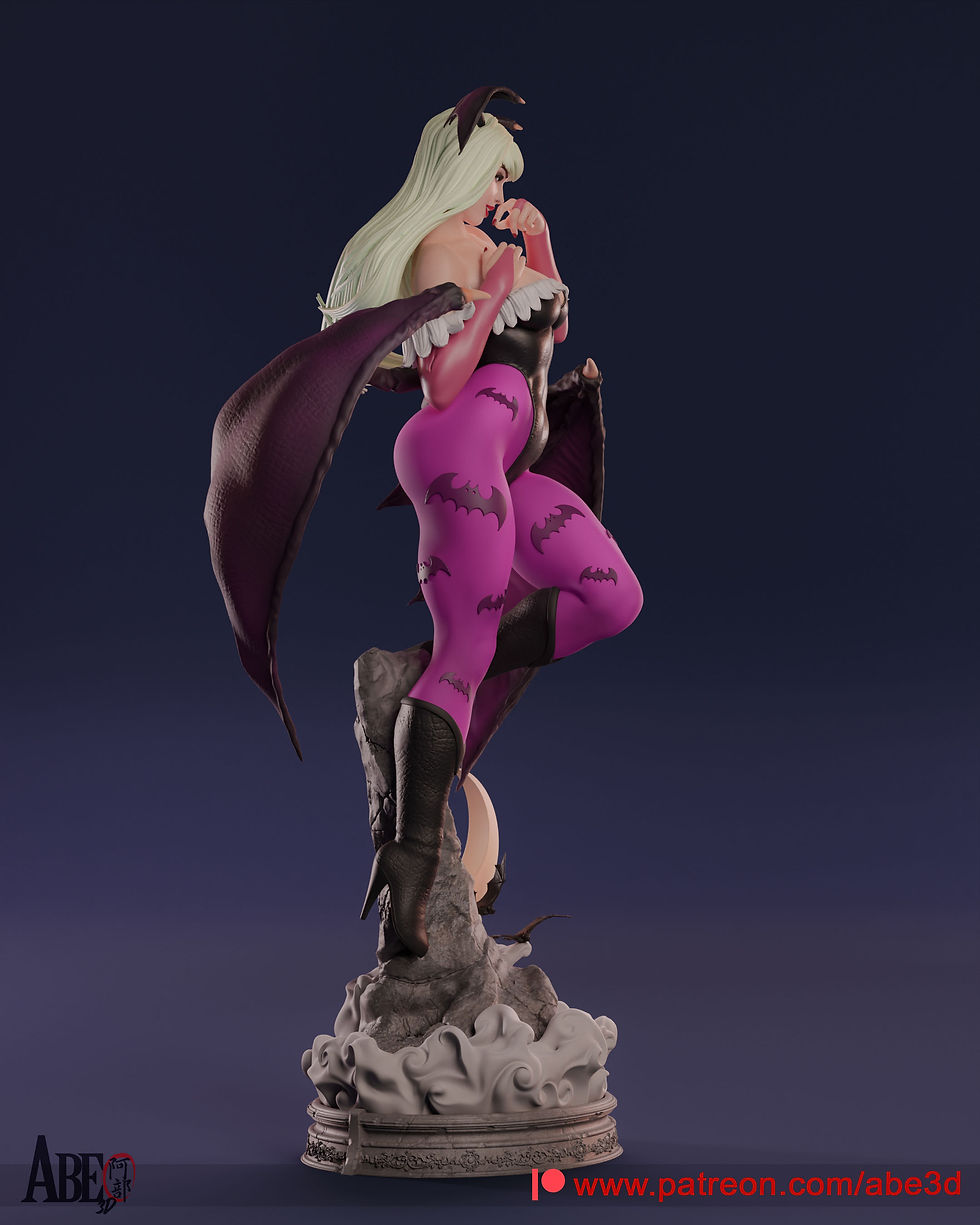 Miniaturbild: MORRIGAN, MARVEL, 1/4-1/24, FIGUR, UNBEMALT, 3D-DRUCK, STATUE, ABE3D, MFW