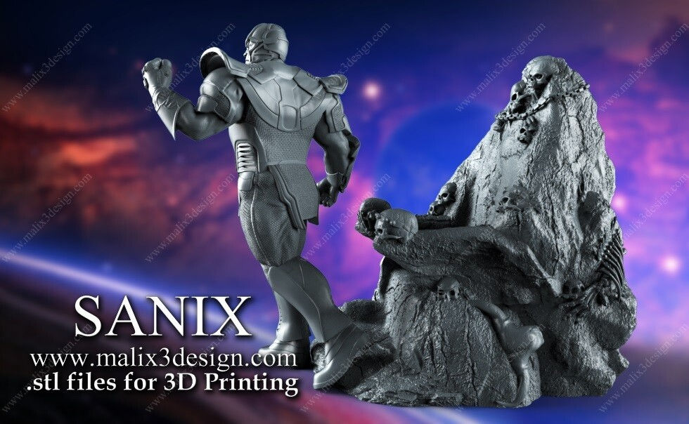 Miniaturbild: THANOS, MARVEL, 1/4-1/24, FIGUR, FAN ART, 3D-DRUCK, STATUE, SANIX3D, MFW