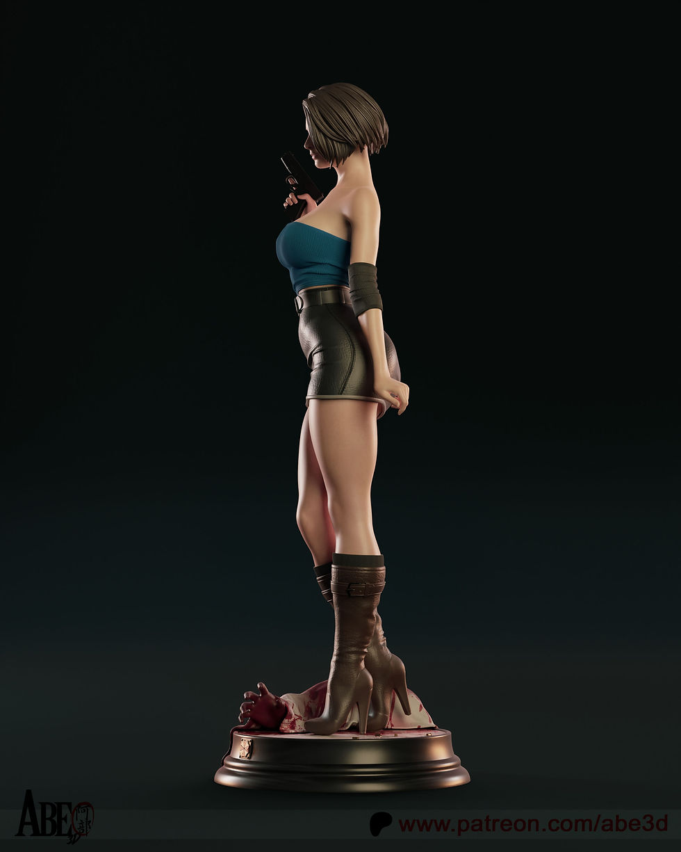 Miniaturbild: JILL VALENTINE, SPIELE, 1/4-1/24, FIGUR, UNBEMALT, 3D-DRUCK, STATUE, ABE3D, MFW