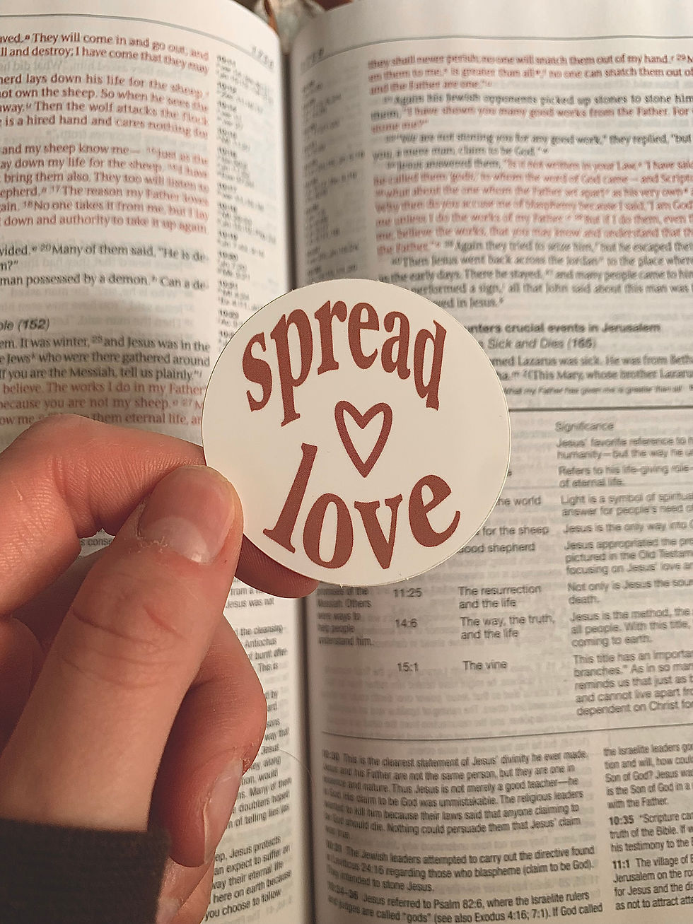 Thumbnail: spread love sticker