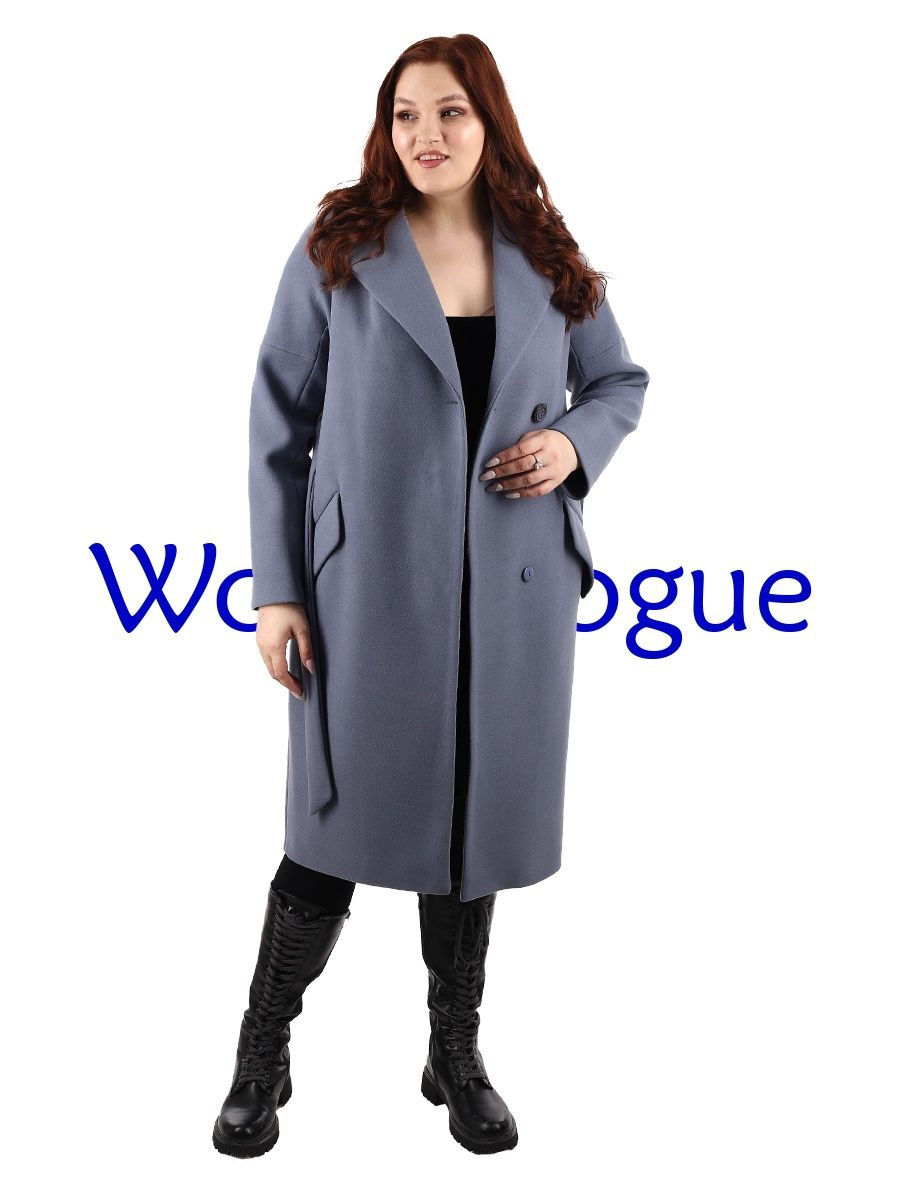 Миниатюра: Пальто модель WVCD5032.21058 цвет серо-синий