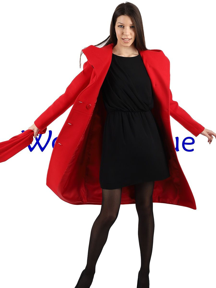 Пальто модель WVCD1841.777 цвет красный