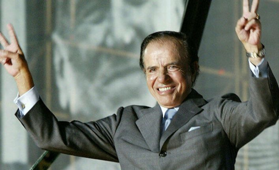 1989-1999 arasında Arjantin Cumhurbaşkanı olan Carlos Menem