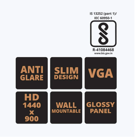 Thumbnail: ZEBSTER 19 Inch HD Led Monitor With Hdmi- Zeb-V19HD (Hdmi+Vga)