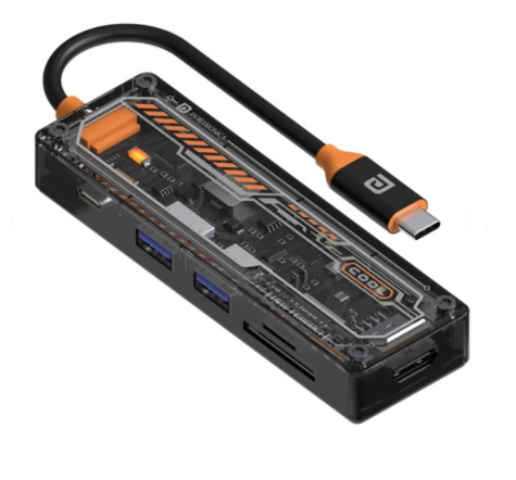 Portronics MPort View Two: 6 Ports USB-C Hub (POR:2873)