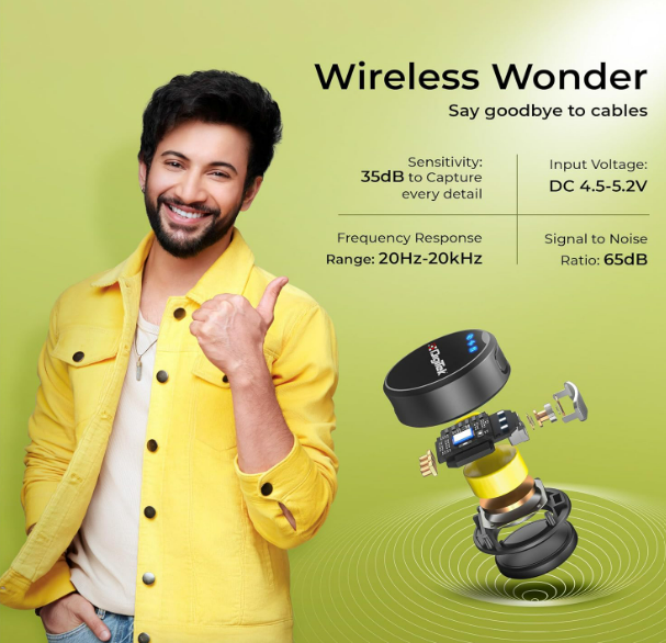 Thumbnail: Digitek DWM-201 Wireless Microphone System with Remote & Noise Cancellation