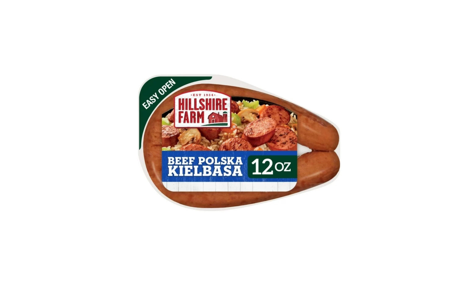 Hillshire Farm Beef Polska Kielbasa Smoked Sausage, 12 oz