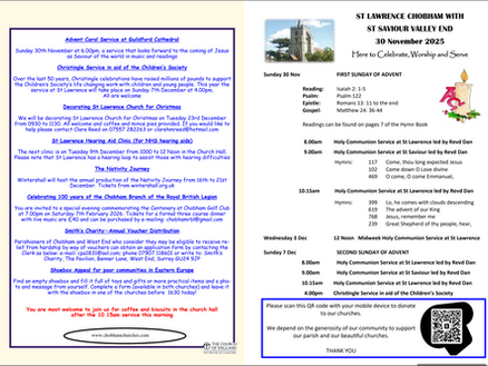 Notice Sheets for November 30, 2025