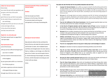 Notice Sheet for September 28, 2025