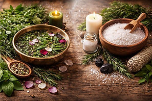 rituels-sacrés-avec-des-herbes-du-sel-de-lail