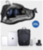 Miniatura: Alforja y Mochila Rhinowalk 20L Impermeable