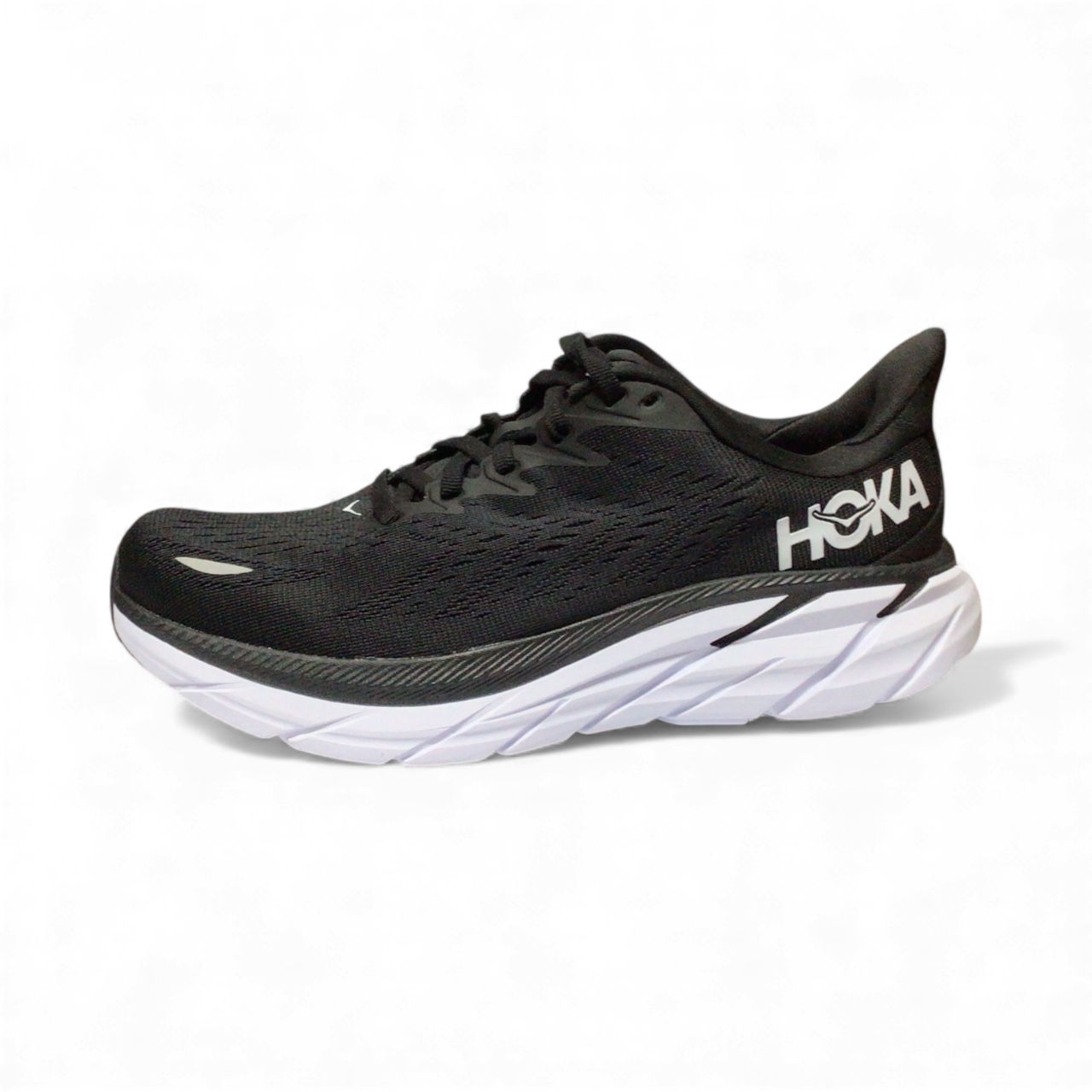 Hoka - Women’s Clifton 8 Wide (Black/White) 1121375