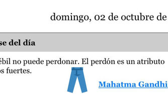 Solo perdonan los fuertes...!