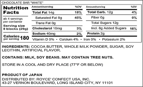 Thumbnail: ROYCE' Chocolate Bar [White]