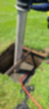 Jet-Vac Hose in deep pit