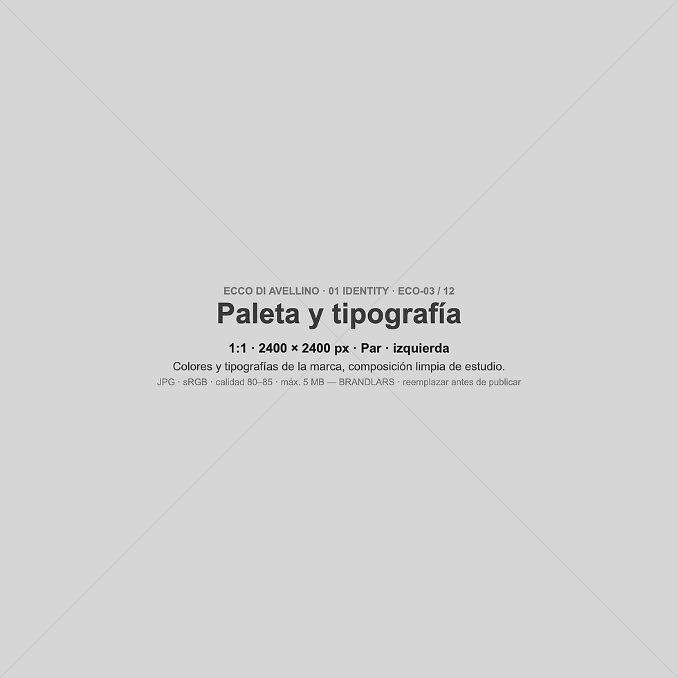 ECCO DI AVELLINO — brand identity system by Brandlars (image 3)