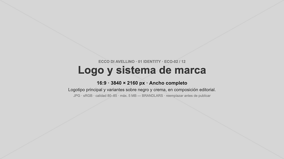 ECCO DI AVELLINO — brand identity system by Brandlars (image 2)