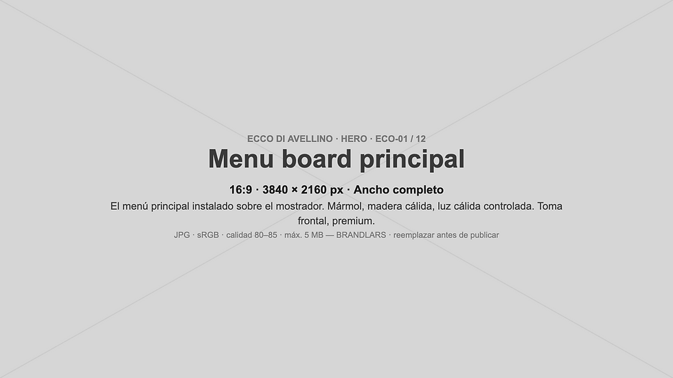 ECCO DI AVELLINO — brand identity system by Brandlars (image 1)