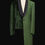 Sličica: Asymmetrical Deep Green Velvet Tuxedo Suit