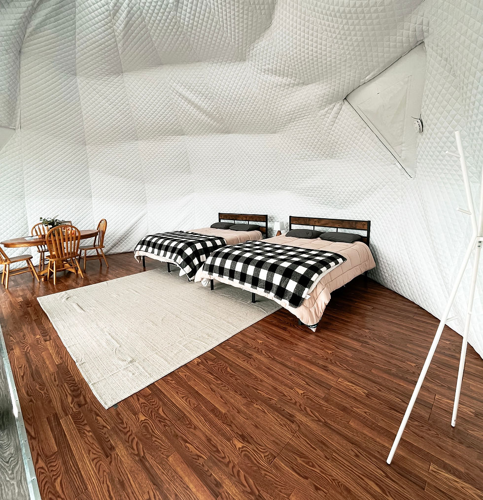 Dome sleeping area