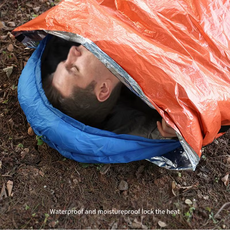 Thumbnail: Survival Blanket Sleeping Bag Waterproof Lightweight Blanket Survival Gear Survi