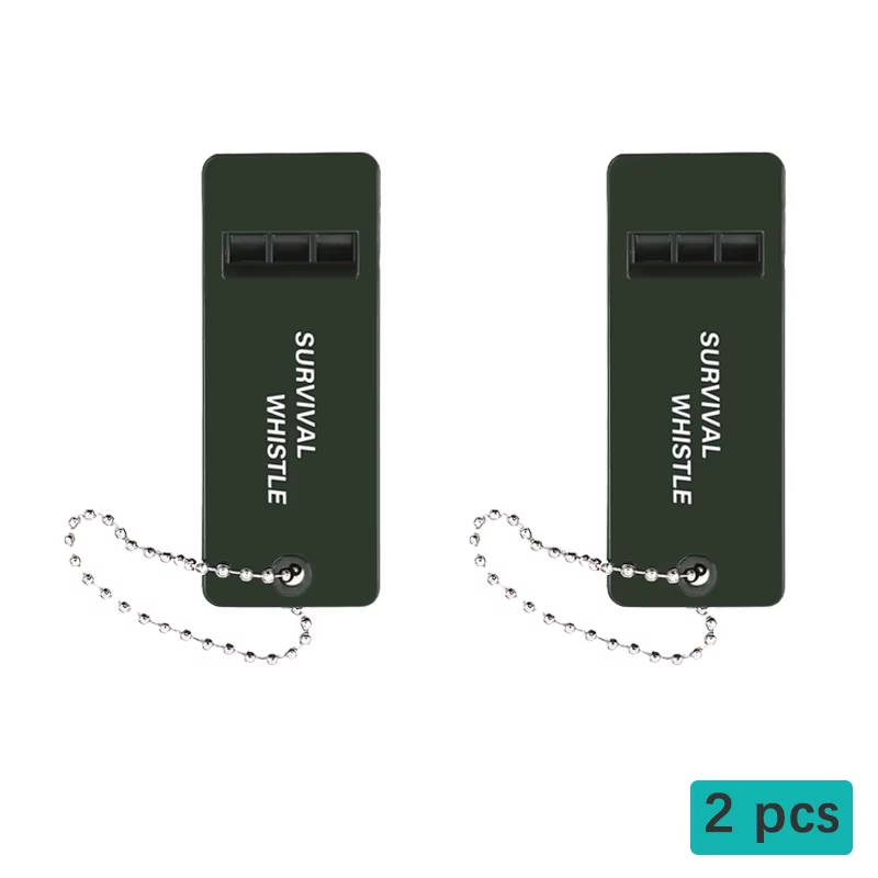 Thumbnail: High Decibel 3-Frequency Whistle Outdoor Emergency Survival Whistle for Camping,