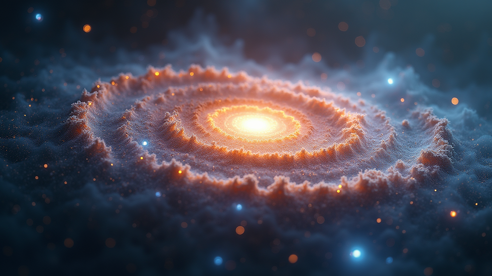 Close-up view of a spiral galaxy representing cosmic consciousness
