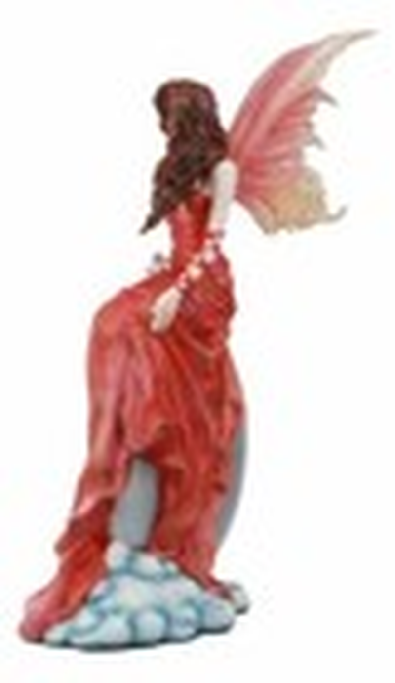 Thumbnail: Ebros Nene Thomas Celestial Cupid Moon Crimson Wedding Fairy in Red Gown Statue