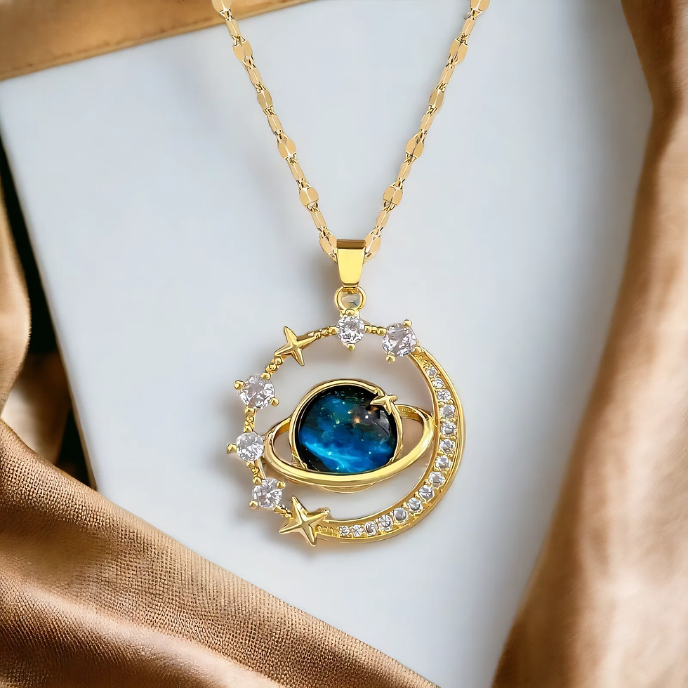 Thumbnail: Starry Planet Necklace