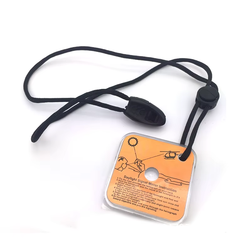 Thumbnail: Practical Outdoor Emergency Survival Reflective Signal Mirror Adventure Mirror