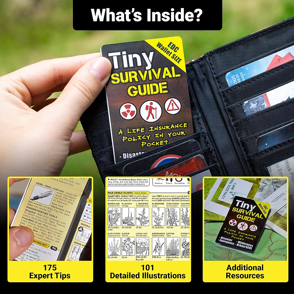Thumbnail: Tiny Survival Guide – Micro EDC Emergency Preparedness Pocket Handbook for Campi