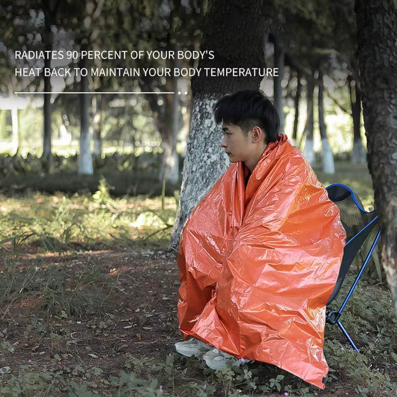 Thumbnail: Survival Blanket Sleeping Bag Waterproof Lightweight Blanket Survival Gear Survi