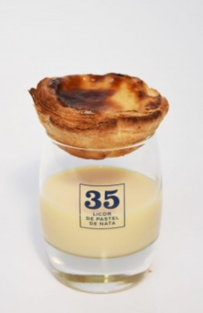 Miniaturbild: Licor 35 Pastel de Nata Likör (Azulejo Edition) + 2 Gläser Box
