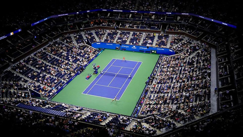 US Open Tennis Broadcast Booth with Knight Lighting LED Spot/Wash