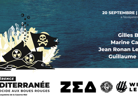Climax - Conférence Ecocide et boues rouges en Méditerranée