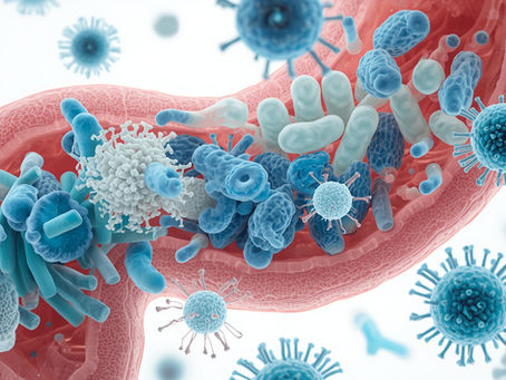 An illustrative image of gut microbiome