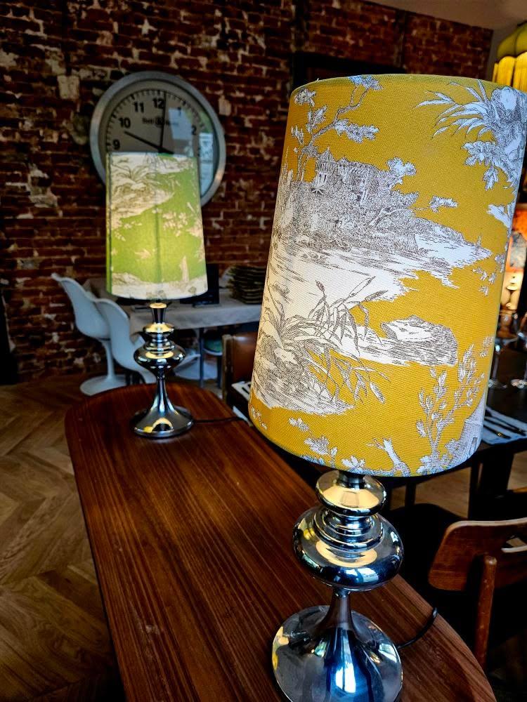 Lampshade details for Villa du Clos Normand
