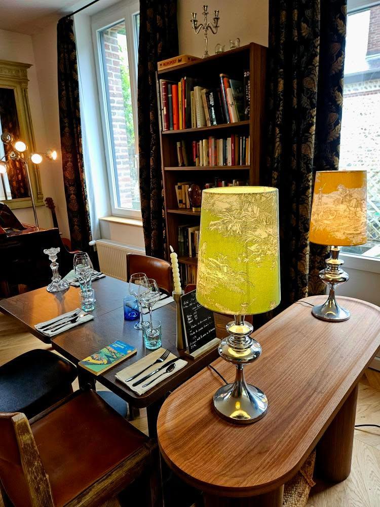Bespoke lampshades for Villa du Clos Normand