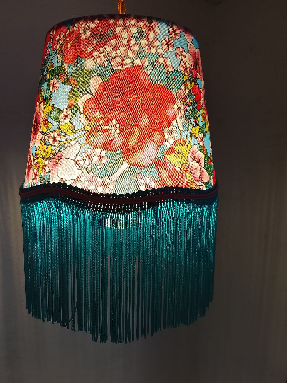 baladeuse à franges illuminée