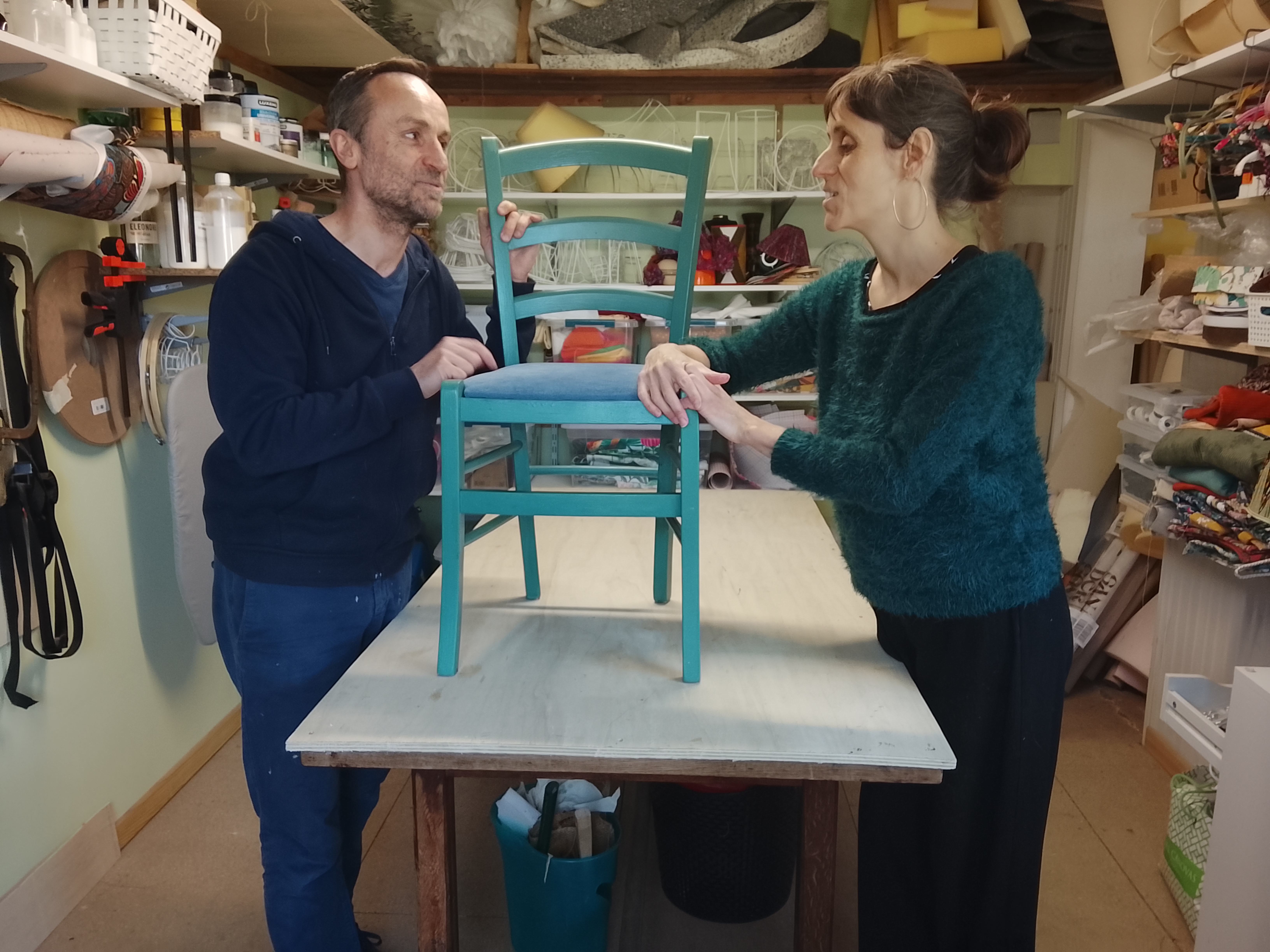 Tradition : restauration d’une chaise en crin