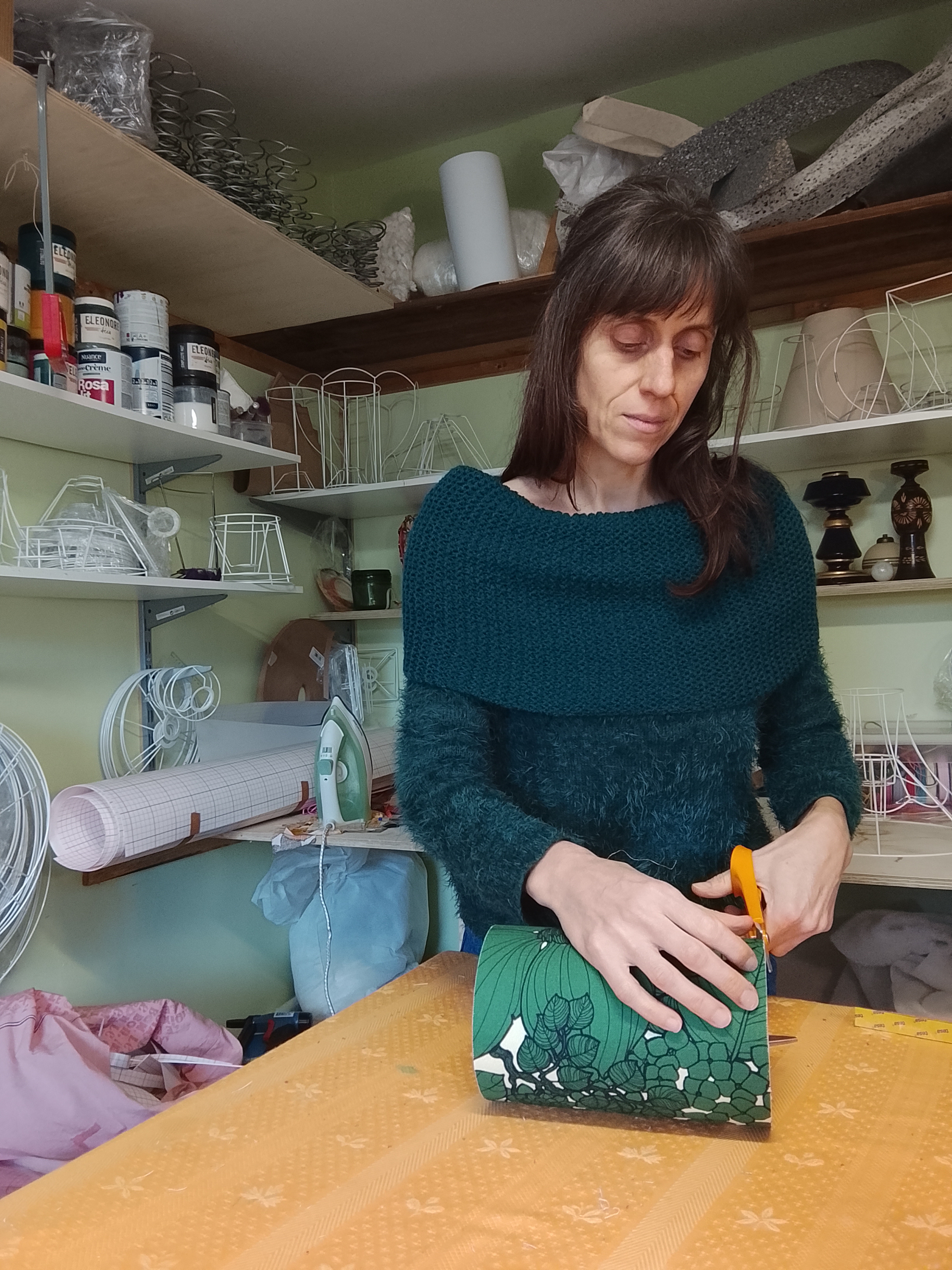 Mathilde at the workshop