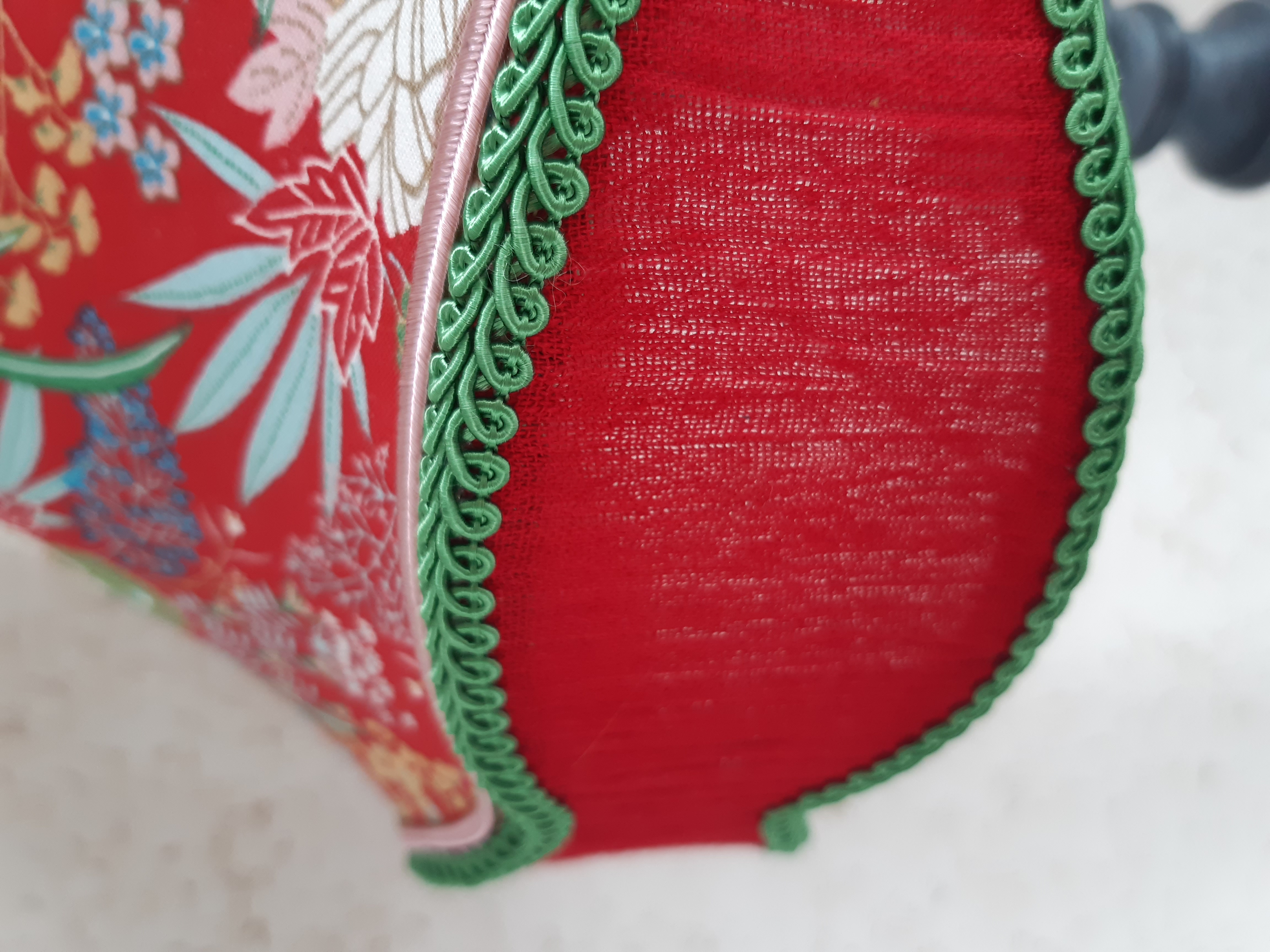 Detail of the pagoda lampshade by Les Cousus